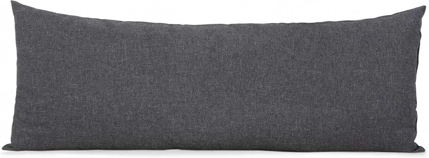 SUNCREAT Detachable Extra Large Outdoor Hammock Pillow with Ties, Dark Gray