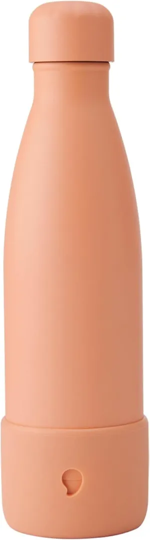 S'well Stainless Steel Water Bottle with Bumper, 17oz, Sunrise, Triple Layered Vacuum Insulated Containers Keeps Drinks Cold for 36 Hours and Hot for 18, BPA Free, Perfect for On the Go