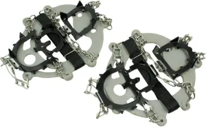 Tentock Stainless Steel Ice and Snow Cleats Crampon Antislip for Outdoor Winter Walking Hiking Jogging