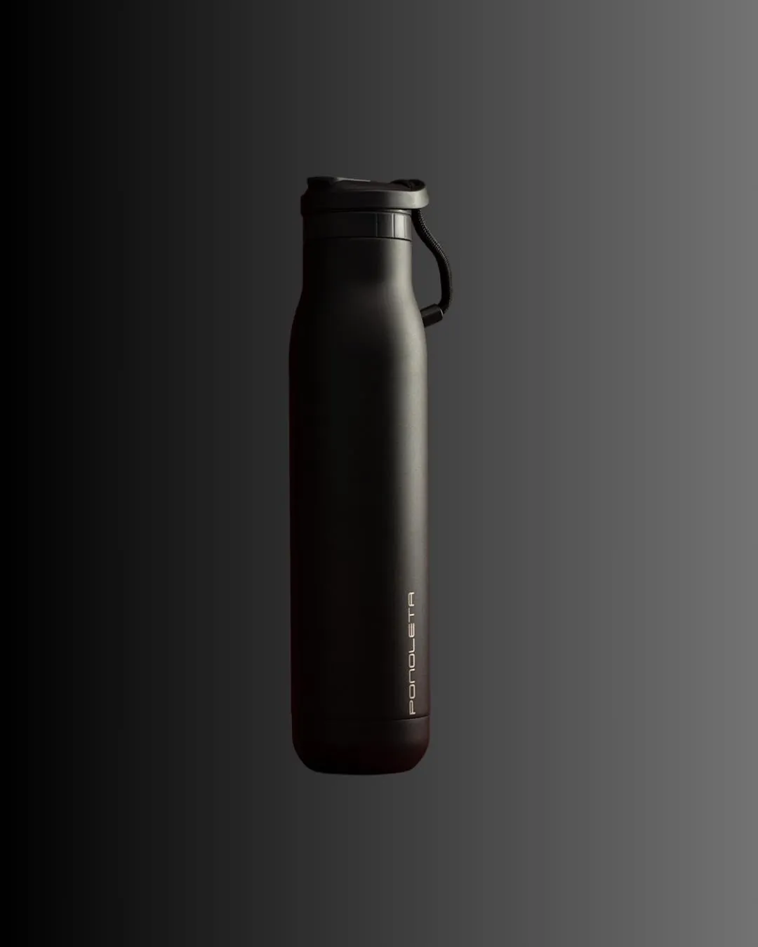 The Slim Bottle, Stainless Steel Water Bottle with Straw, Standard Mouth Water Bottle for Sports, Office and Travel, BPA-Free, Leak Proof