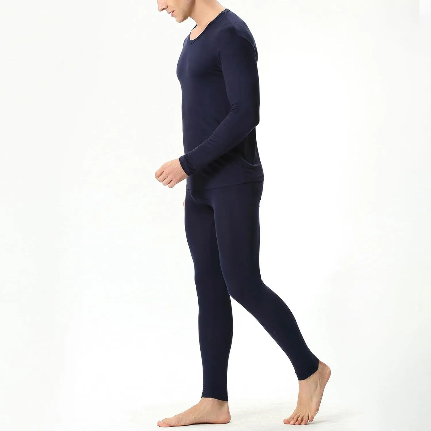 Thermal Underwear for Men Fleece Lined Base Layer Set for Cold Weather Thermal Base Layer Cold Weather Bottom Top