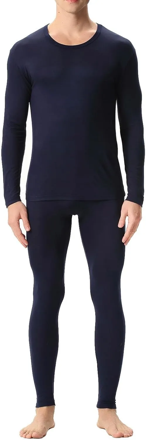 Thermal Underwear for Men Fleece Lined Base Layer Set for Cold Weather Thermal Base Layer Cold Weather Bottom Top