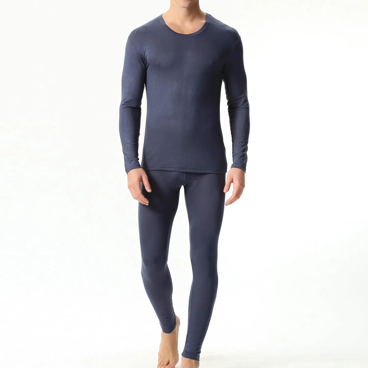 Thermal Underwear for Men Fleece Lined Base Layer Set for Cold Weather Thermal Base Layer Cold Weather Bottom Top
