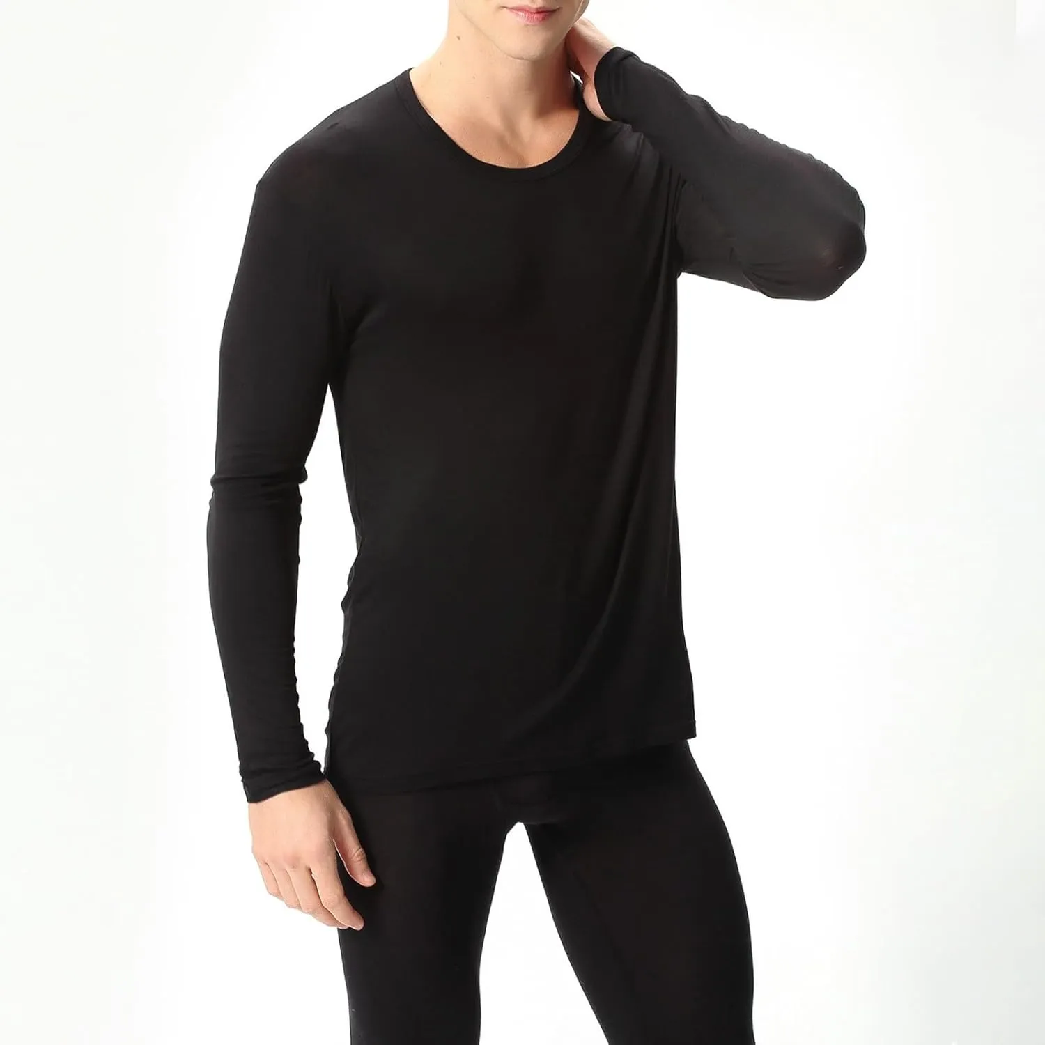 Thermal Underwear for Men Fleece Lined Base Layer Set for Cold Weather Thermal Base Layer Cold Weather Bottom Top