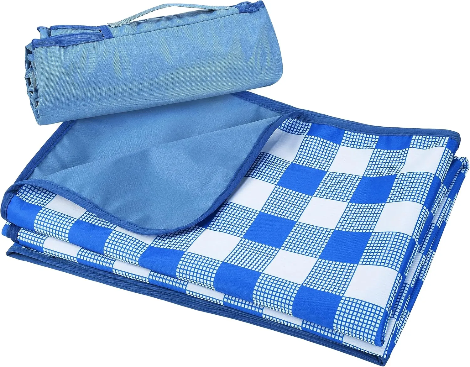 Tirrinia 60"x 80" Picnic Waterproof outdoor Blanket, Outdoor Windproof Extra Large Lightweight Blanket, Foldable Camping Blanket for Travel Family Concerts.