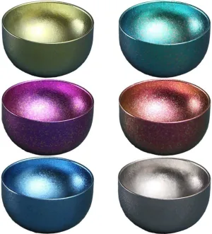 Titanium Mini Tea Cup Anti-Scald Portable Tea Set Outdoor Camping Tea Brewing Cup Double-Layer Titanium Cup Tea Pot Cup Coffee Cup