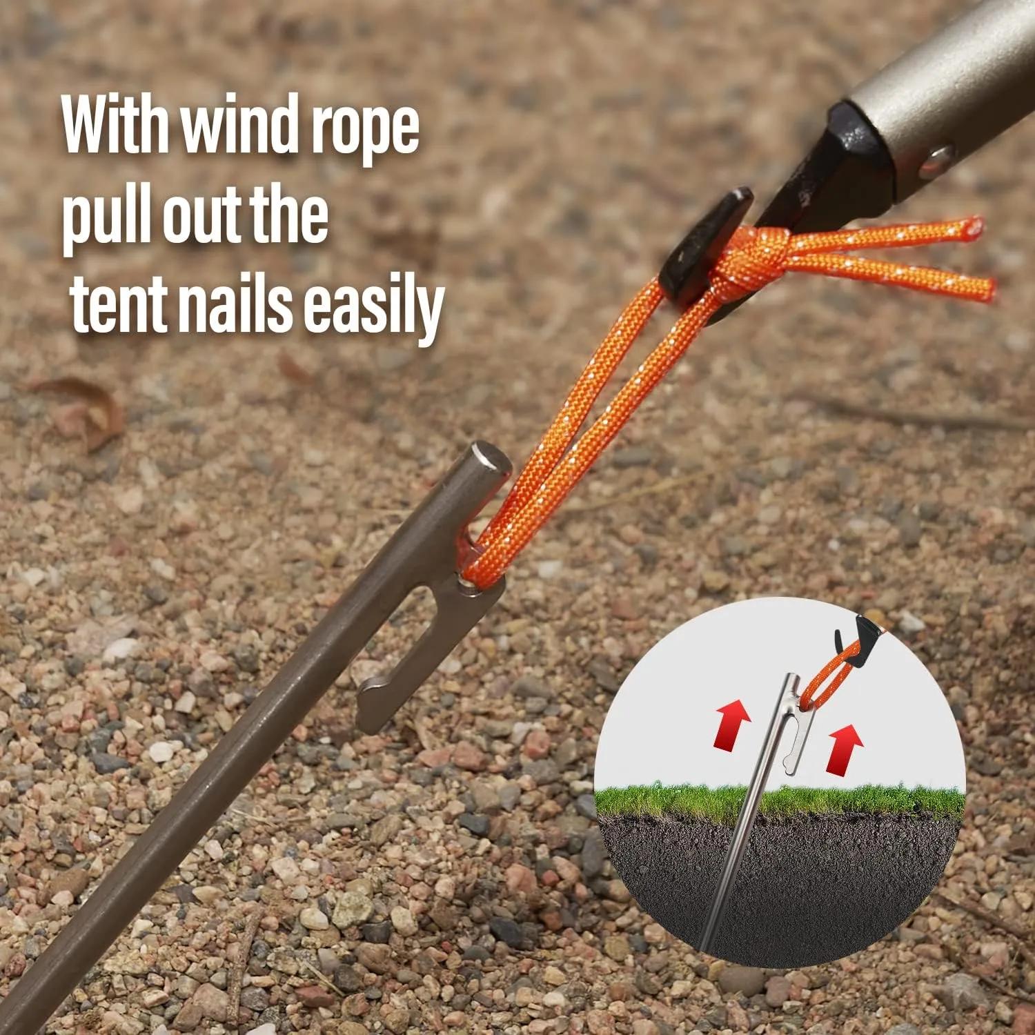TiTo Titanium Tent Pegs Stakes Lightweight Snowfield Grassland Heavy Duty Tent Nails for Outdoor Camping Hiking and Plant Support Garden Stakes 4pcs/6pcs (8×400mm-4pcs)