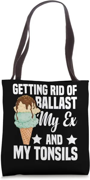 Tonsillitis Removal Recovery Tonsil Surgery Tonsillectomy Tote Bag