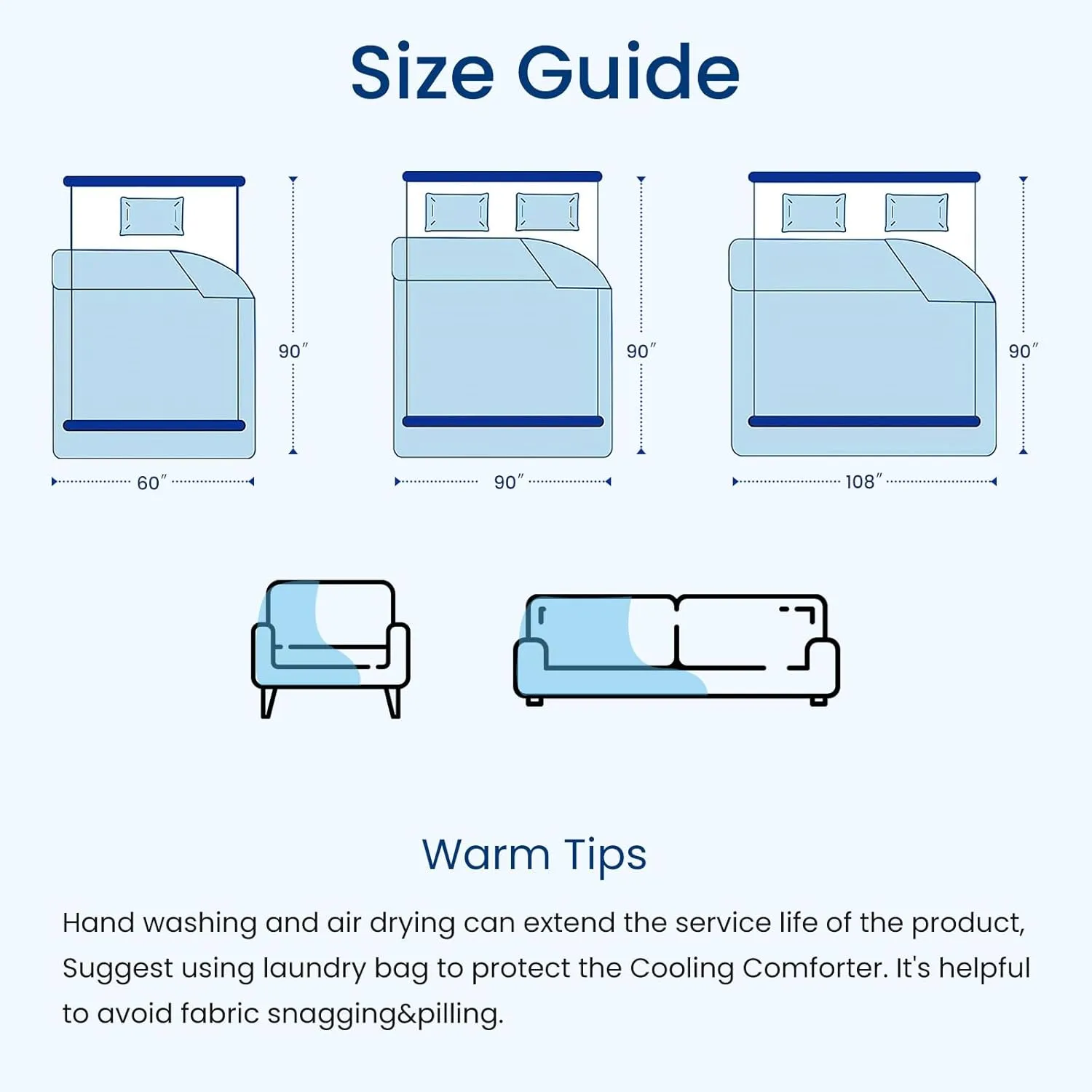 Topcee Cooling Comforter Queen Size (90"x90")-Cooling Blanket Everlasting Cold Touch for Hot Sleepers-Q-max>0.45 Double-Sided Lightweight Design Summer Ice Blanket for Night Sweats-Darkgrey