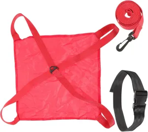 Totority Elastic Rope Swimming Training Belt Red Swim Bungee Resistance Leash Strength Training Equipment for Pool