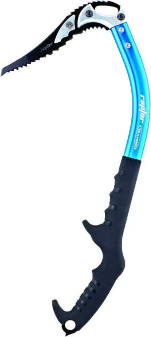 Trango Raptor Ice Tool - Lightweight Aluminum Ice Axe for Mountaineering, Balanced Geometry for Solid Sticks, Ergonomic Handle