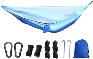 Travel Bug Net Camping Hammock,Portable Nylon Parachute Hammocks,Ultra-Lightweight Outdoor Travel Hammocks,for Camping Hiking Backpacking Hammocks