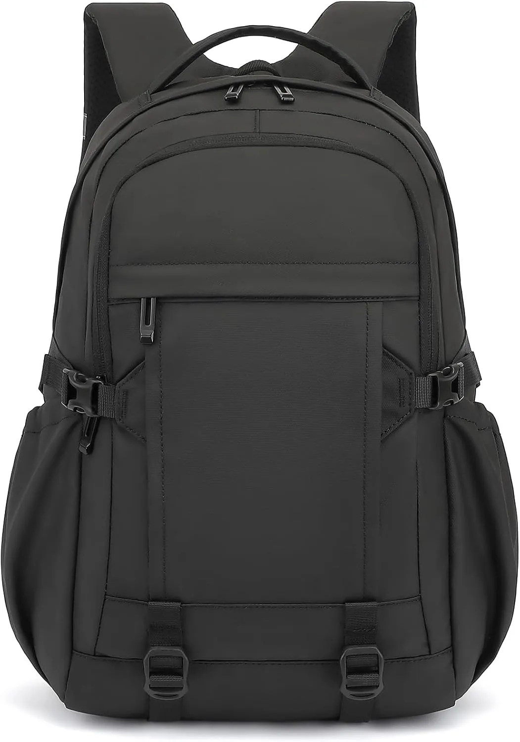 Travel Laptop Backpack for Women Men, 15.6 Inch Work Business College Backpacks School Bookbag Casual Daypack (Black)