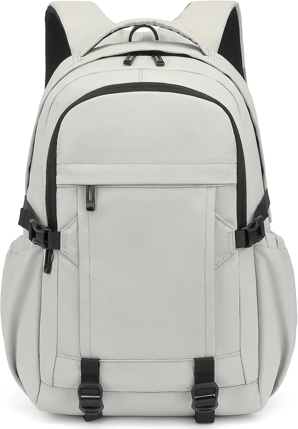 Travel Laptop Backpack for Women Men, 15.6 Inch Work Business College Backpacks School Bookbag Casual Daypack (Grey)
