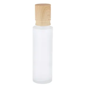 Travel Size Clear Glass for Cosmetics and Perfume, 100ml Capacity, Pack of 2, Leakproof Design