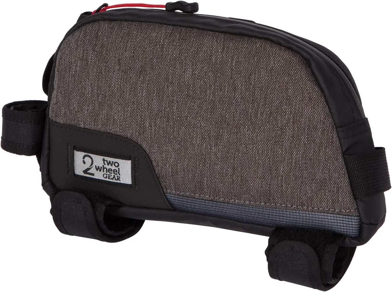 Two Wheel Gear - Commute Top Tube Frame Bag (1 L) - Water Resistant Gas Tank Style Bike Bag with Waterproof Zippers, Perfect for Mountain Biking, Commuting, and Touring