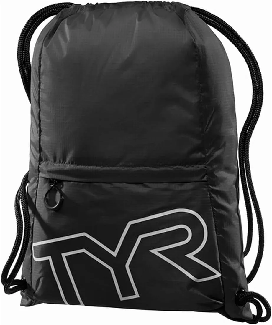 TYR Draw String Backpack 001 Black