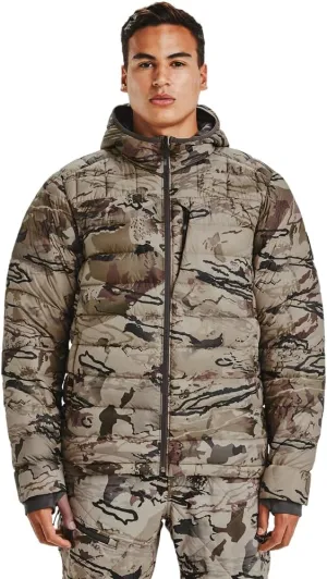 Under Armour Mens Ridge Reaper Down Hoodie | Packable Puffer Camouflage Jacket for Men | Insulated Winter Coat for Men