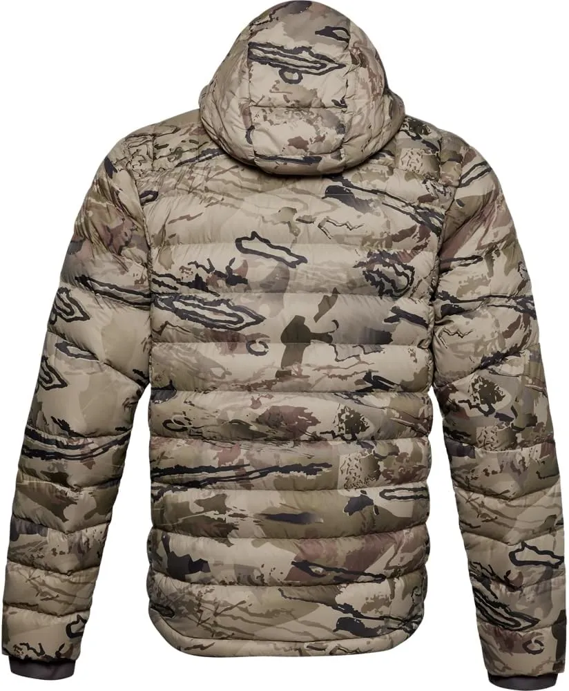 Under Armour Mens Ridge Reaper Down Hoodie | Packable Puffer Camouflage Jacket for Men | Insulated Winter Coat for Men