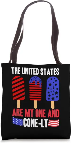 United States my one and Conely - Patriotic Tote Bag