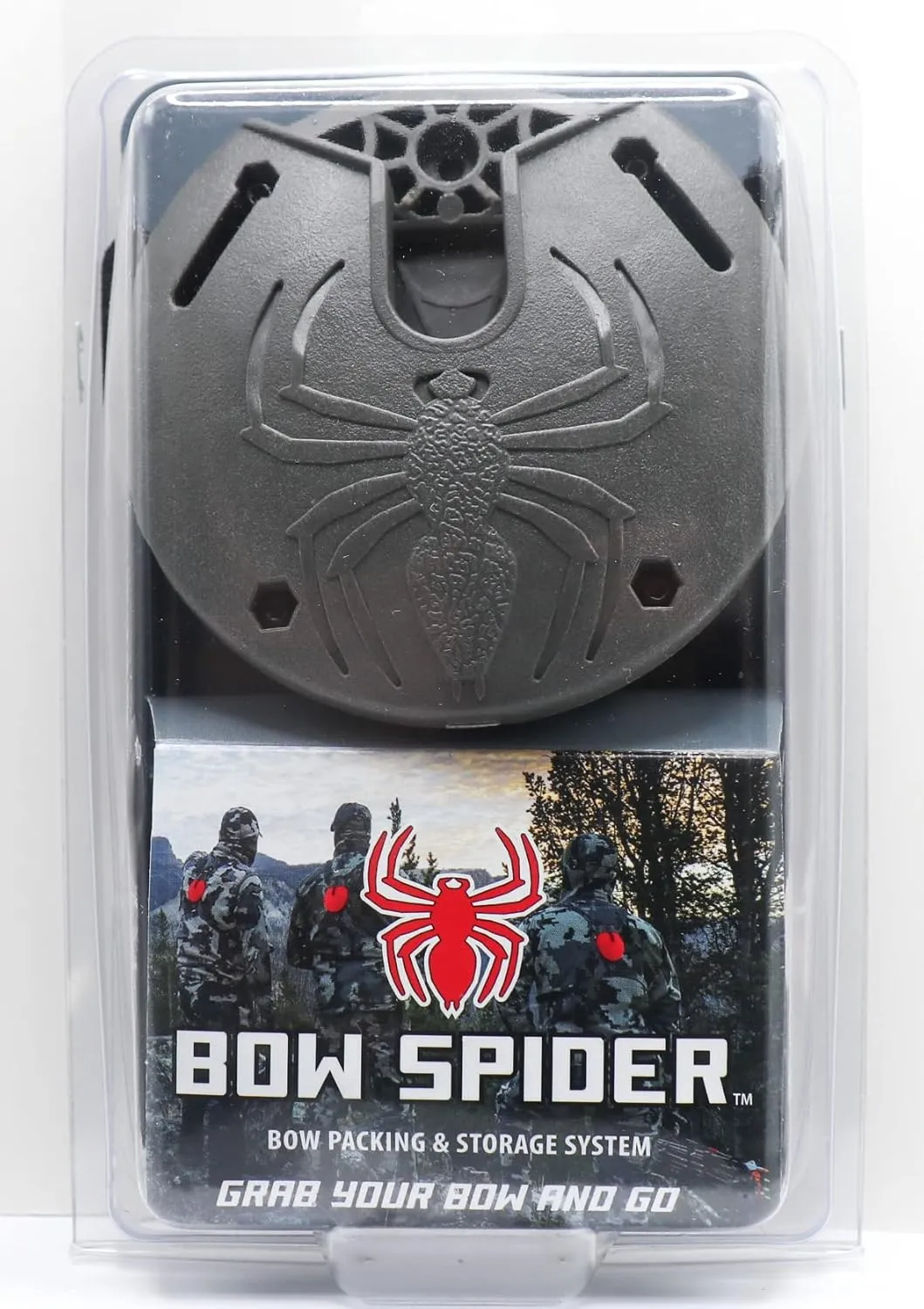 Universal Hands Free Bow Carrying/holder/hook/carrier System for Archery Hunting, 3D shooters; Lightweight for Compound or Recurve- attaches to belt, backpack, tree, wall, headrest, 4x4.