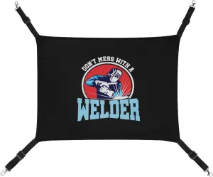 USA Welder Hanging Cat Bed Soft Breathable Pet Hammock for Cage Pet Sleeper for Kitten Ferret Puppy Rabbit