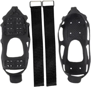 VALICLUD 1set - Ice Grippers for Shoes and Boots Tooth Traction Crampons TPE Material Design for Hiking Climbing Fishing Snowy Conditions