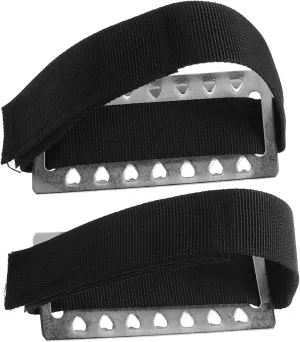 VANZACK Non-Slip Shoes Crampons 2pcs Mountaineering Ice Grippers Lightweight and Comfortable for Activities