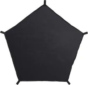 VEVOR Dome Climber Hammock, 350 Pounds Load-Bearing Capacity, Accessory Suitable for 10ft Climbing Dome, Flexible PP Material, Pentagon Jungle Gym Hammock Only, for Outdoor Relax, Game, Bounce, Black