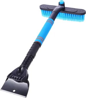 VICASKY Practical Car Snow Tool Multifunctional Ice Scraper Telescopic Design Lightweight Snow Shovel for All Seasons for Camping Snowmobiling and Car Cleaning