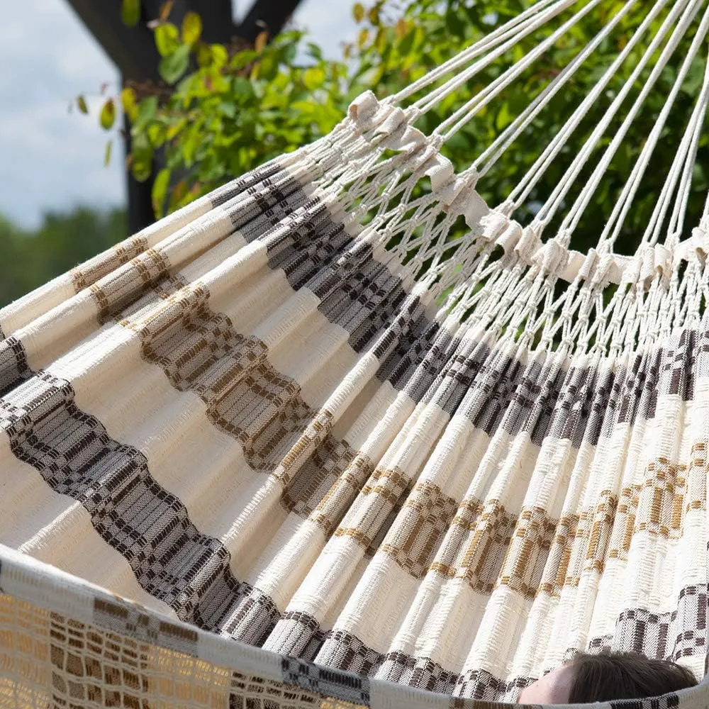 Vivere Authentic Brazilian Luxury Hammock - 450 lb Capacity (Costa)