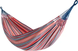 Vivere Latin Hammock Collection – Vibrant 100% Cotton Double Hammock, Supports 2 Adults - 450 lb Capacity (Libertas)
