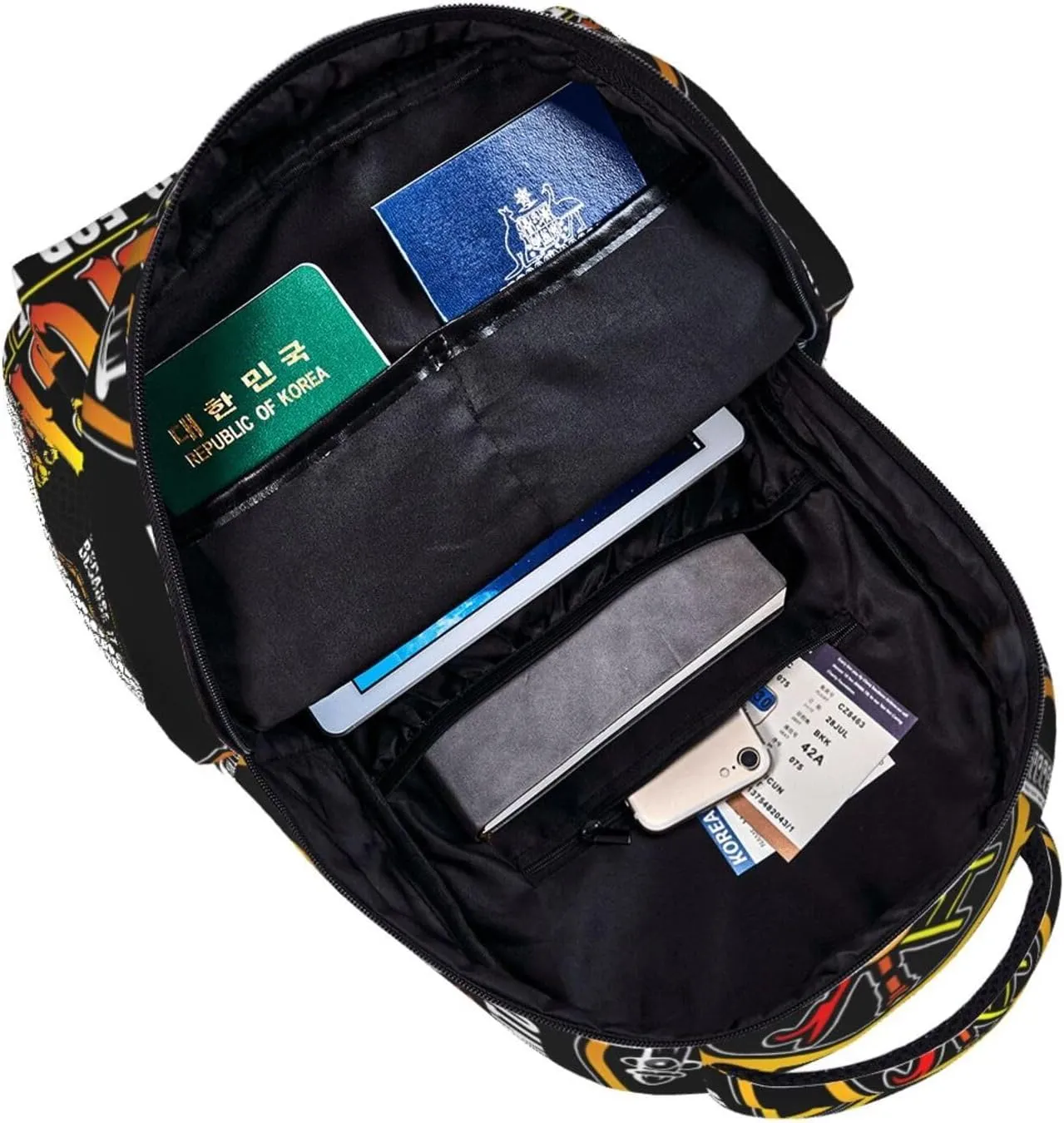 Volunteer Firefighter Building Backpack Casual Laptop Backpack Lightweight Double Shoulder Bag Travel Daypack For Women Men