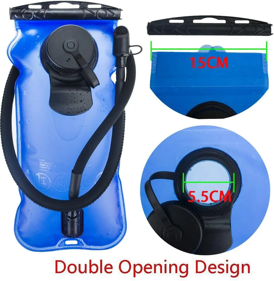 WACOOL 3L 3Liter 100oz BPA Free EVA Hydration Pack Bladder, Leak-Proof Water Reservoir