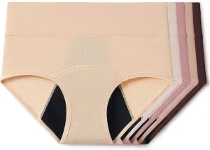 Washable & Reusable Incontinence Underwear for Women Over 60 - Leakproof, Discreet, Absorbent, Machine-Washable Panties (Comfort Plus, 3XL, Pack of 5)