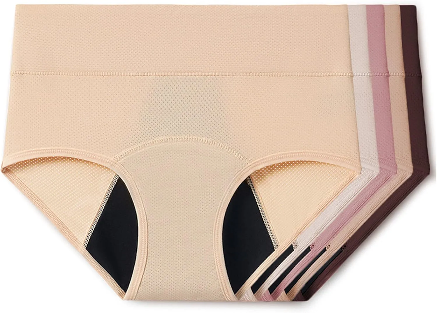 Washable & Reusable Incontinence Underwear for Women Over 60 - Leakproof, Discreet, Absorbent, Machine-Washable Panties (Comfort Plus, 3XL, Pack of 5)