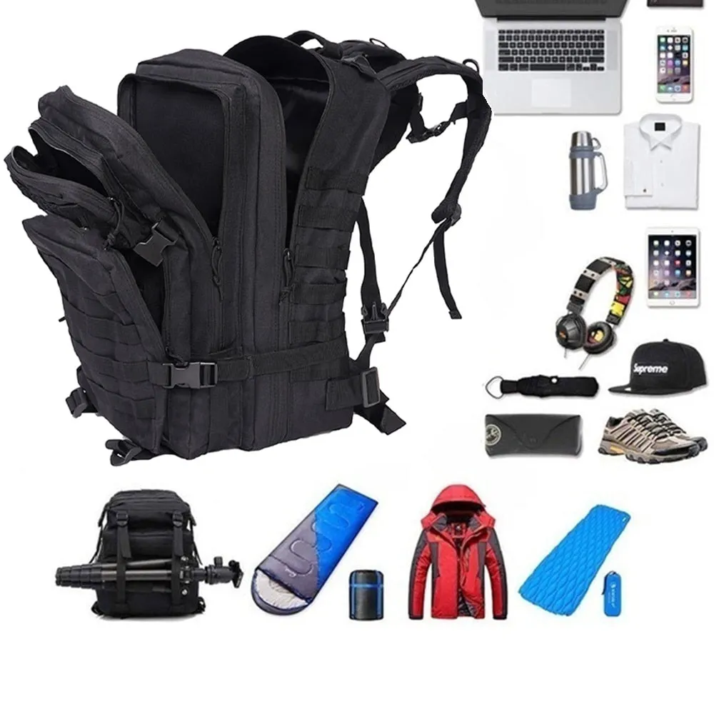 Water-Resistant 50L Backpack for Outdoor Camping