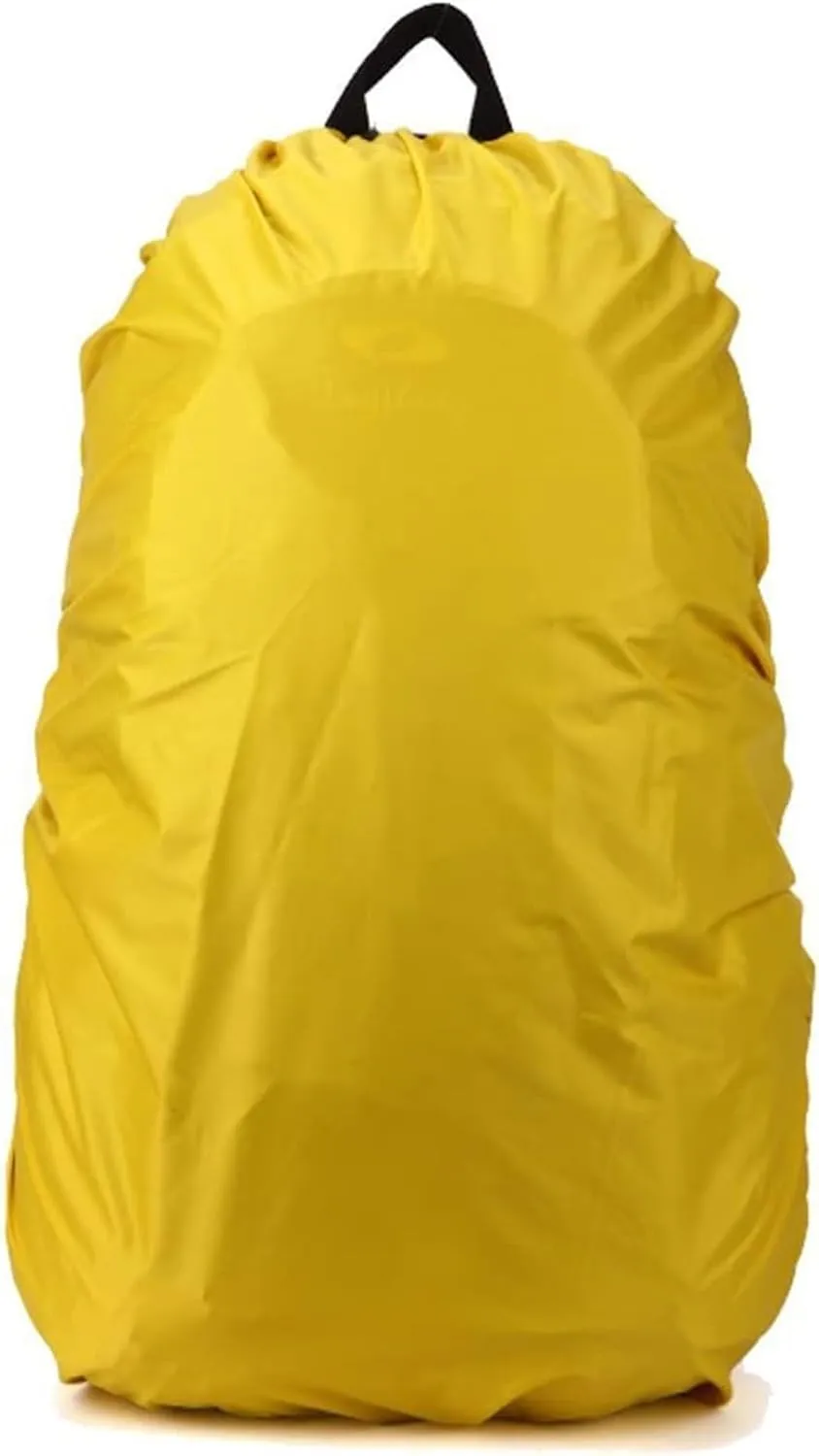Waterproof Backpack Rain Cover, 35-80L Adjustable Rucksack Rain Cover, Outdoor Anti-Tear Backpack Raincover for Camping, Outdoor Hiking, Cycling, Traveling-Yellow||35-40L