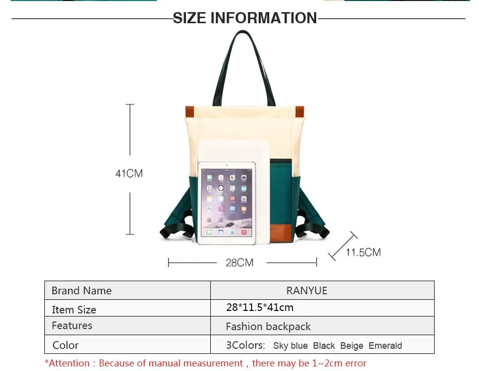 Waterproof Laptop Shoulder Backpack