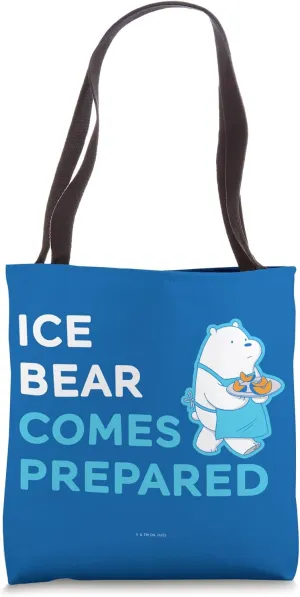 We Bare Bears Ice Bear Comes Prepared Tote Bag