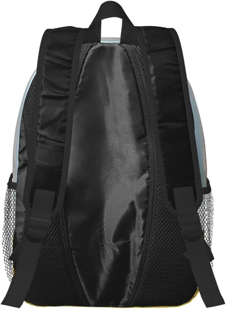 Wheat Field Pattern Backpack Lightweight Casual Backpack Double Shoulder Bag Travel Daypack With Laptop Compartmen