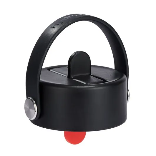 Wide Mouth Flex Straw Cap Black