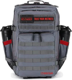 WOLFpak 45L Backpack (Anvil Gray) Camping, Hiking, Gym Backpack