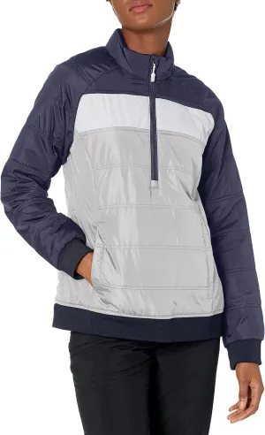 Women's Thaw Insulated Packable Wind Resistant Colorblock Pullover