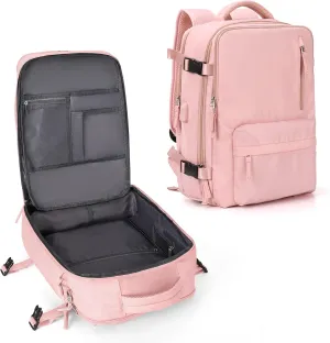 WONHOX Large Travel Backpack Carry on Flight Approved Laptop Work Business Backpack for Women Men Mochila de Viaje
