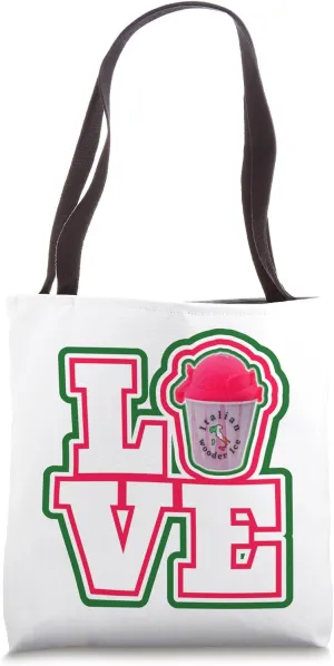 Wooder Ice Philly Love Park Philadelphia Italian Water Ice Tote Bag
