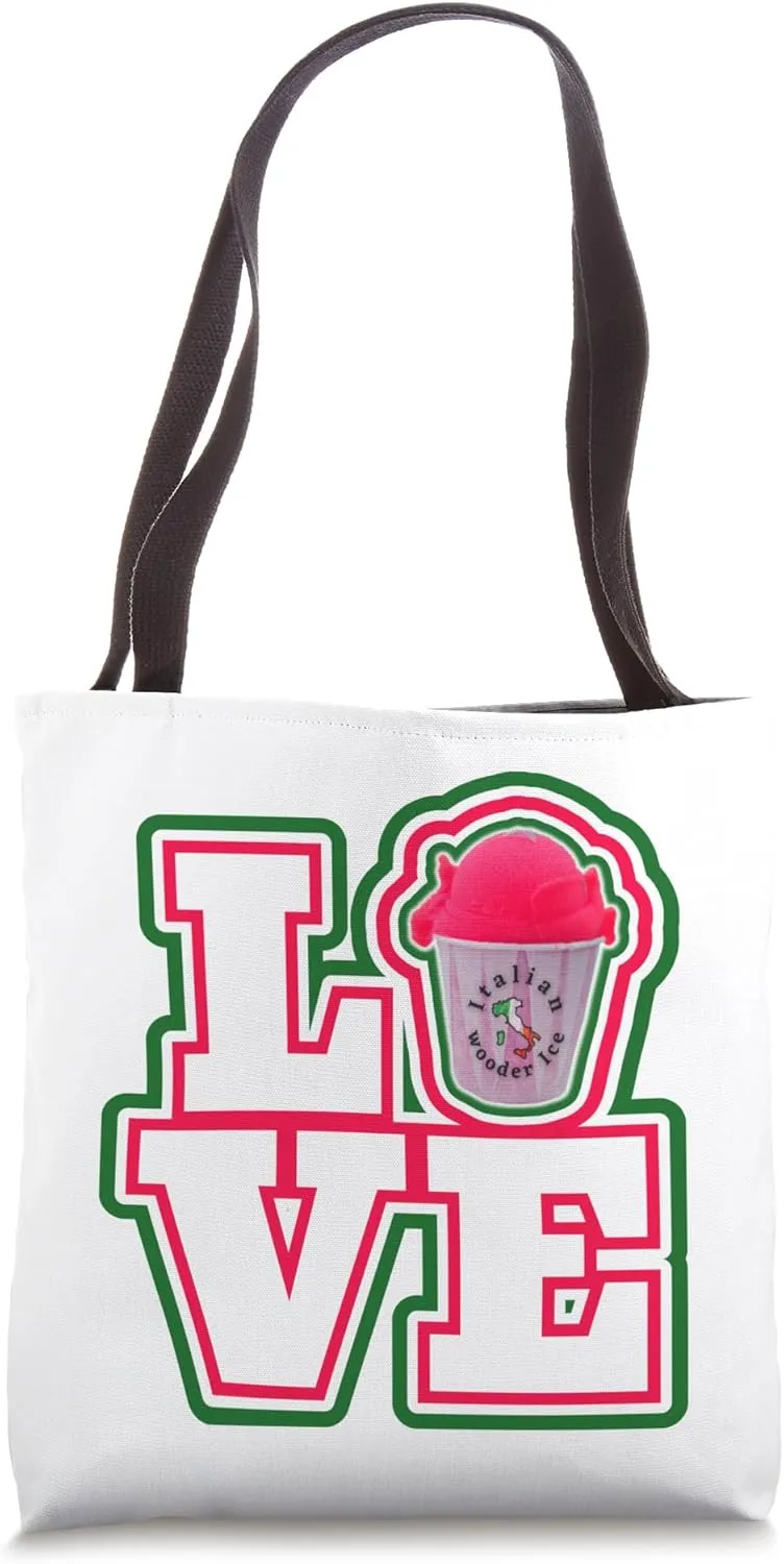 Wooder Ice Philly Love Park Philadelphia Italian Water Ice Tote Bag