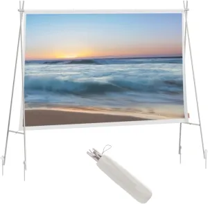 XGIMI 2025 New Outdoor Portable Projector Screen 70" Foldable & Lightweight - Camping/Backyard Compatible with MoGo/Horizon/Elfin/Halo Series Long Throw Projector | HD/4K HDR10  | Travel Movie Screen