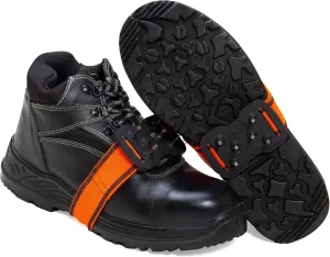 Xpro Mid Grip Ice Cleats - Superior Ice Traction for Boots and Shoes with Adjustable Strap, Durable Winter Cleats for Walking and Work