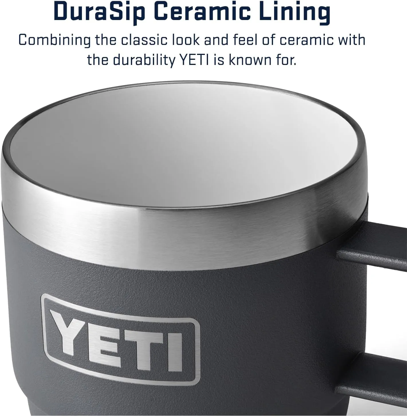 YETI Rambler 6 oz Stackable Mug, Stainless Steel, Vacuum Insulated Espresso/Coffee Mug, 2 Pack